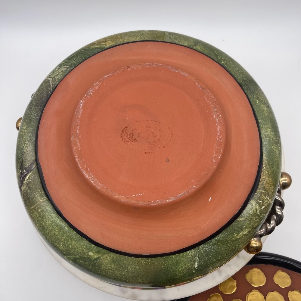Rare! Mackenzie-Childs Piece De Resistance Lidded‎ Tureen Wonderful Condition - Picture 13 of 13